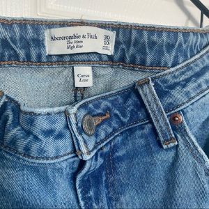 NWOT A&F Curve Love Mom Jeans